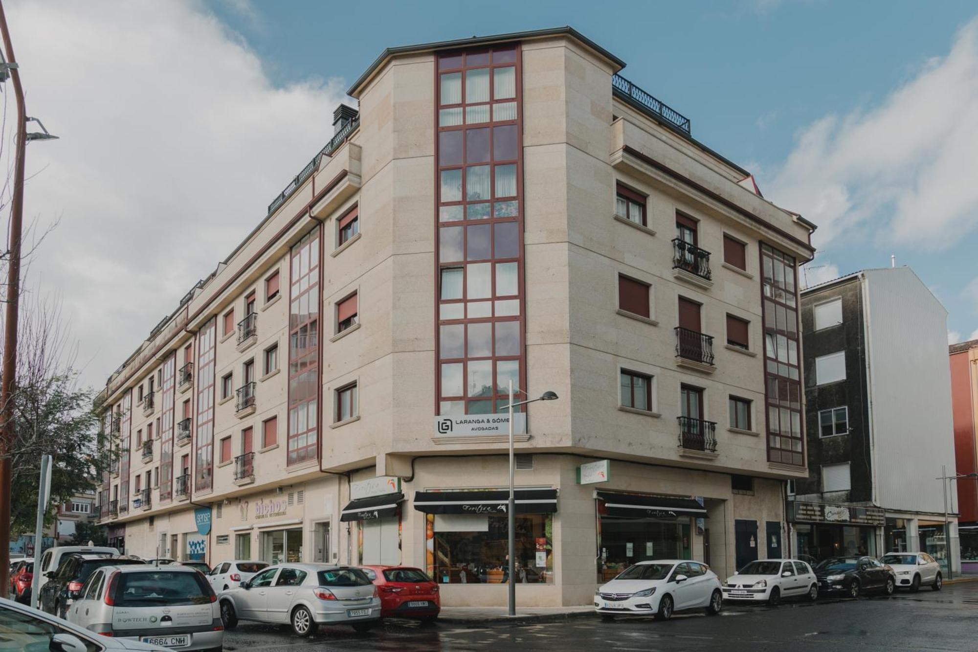 Appartamento Praza Do Concello The Way Negreira Esterno foto